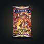 Elestrals Divine Champions Firestorm booster pack artwork 1; pack artwork may vary