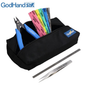 GodHand GH-SG-02 starter tool set with nipper, sanding sponges, file, tweezers and black storage case