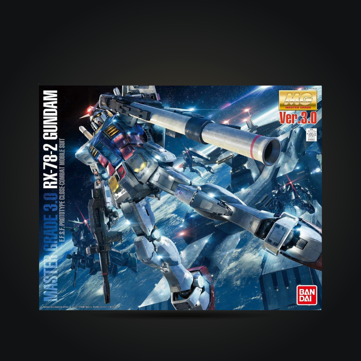 Bandai MG 1/100 RX-78-2 Gundam Ver.3.0 model kit box