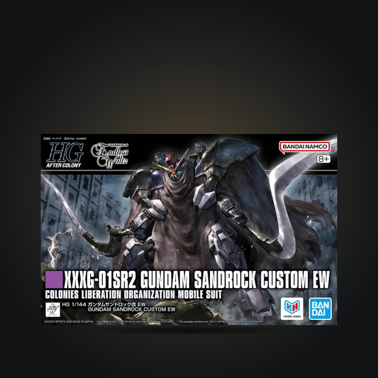 Bandai HG 1/144 Gundam Sandrock Custom EW model kit box