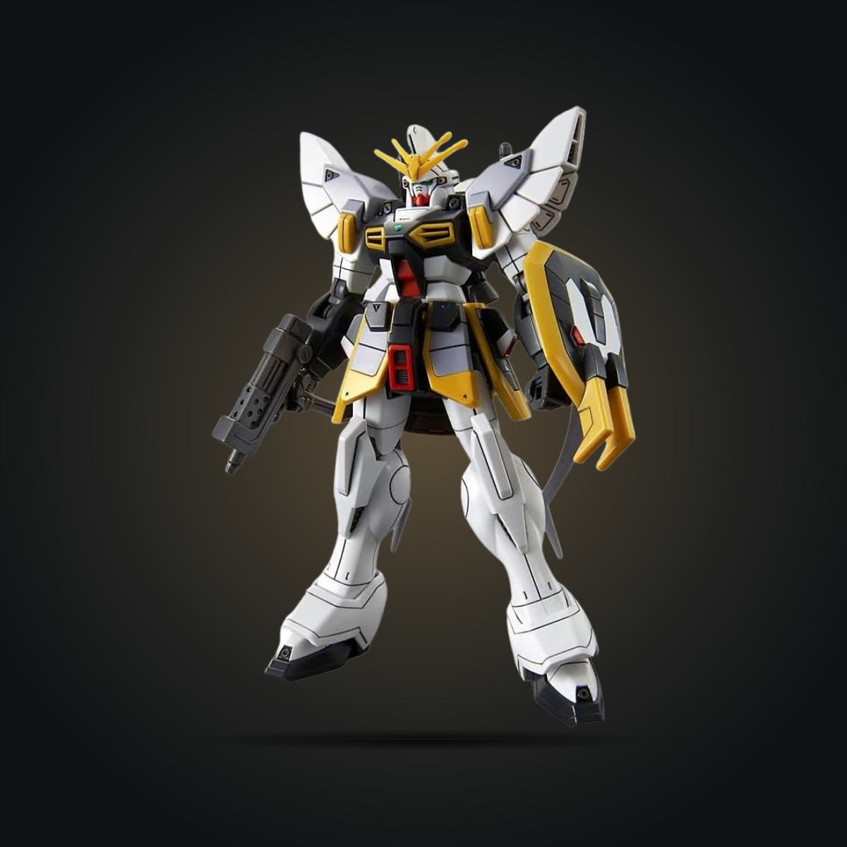 HGAC Gundam Sandrock Custom, assembled model example